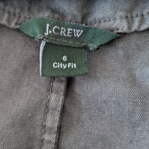 J. Crew City Fit Cropped Twill ModernJacket Prototype Sample 40" Bust Size 6 - Picture 2 of 8